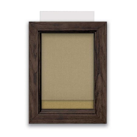 United Visual Products Indoor Enclosed Combo Board, 72"x36", Gold Frame/Black Porc & Amethyst UVCB7236G-BLKPORC-AMETHY